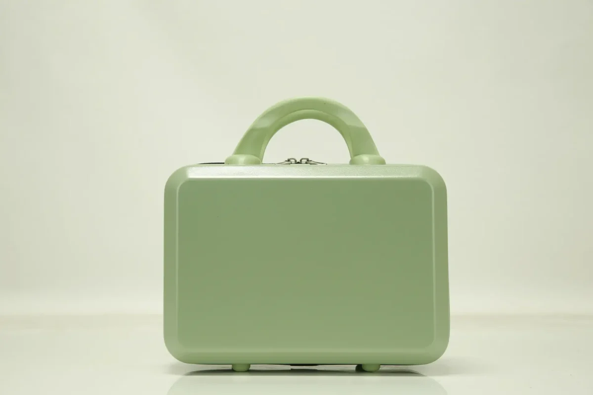 small luggage green color